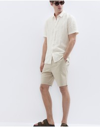 UNISON - Linen S/S Regular Fit Shirt