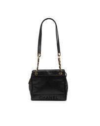Pre-Loved by Azura Reborn - Pre-Loved Caviar Logo Chain Shoulder Bag