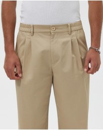 AERE - Twill Wide Leg Pants