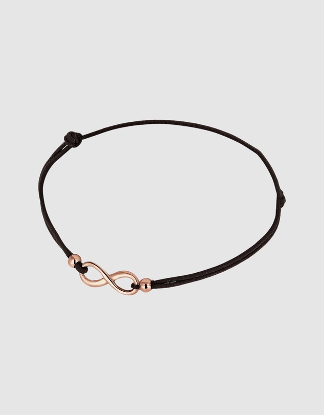 Elli Jewelry - Bracelet Infinity 925 Sterling Silver Rosegold