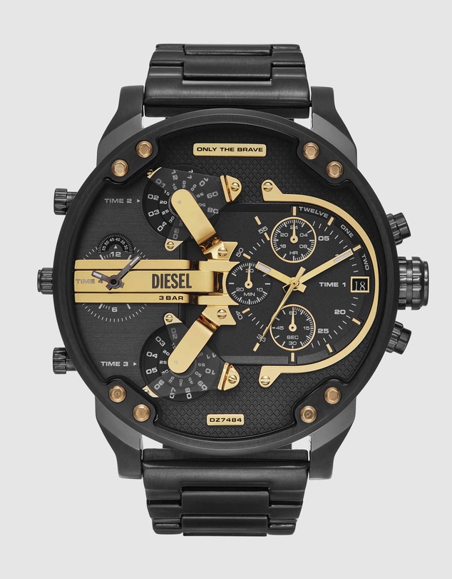 Diesel - Mr. Daddy Gun-Metal Chronograph Watch