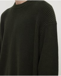 Assembly Label - Carson Cotton Rib Knit Jumper