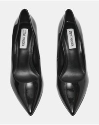 Steve Madden - Can-Do Black Patent Heels
