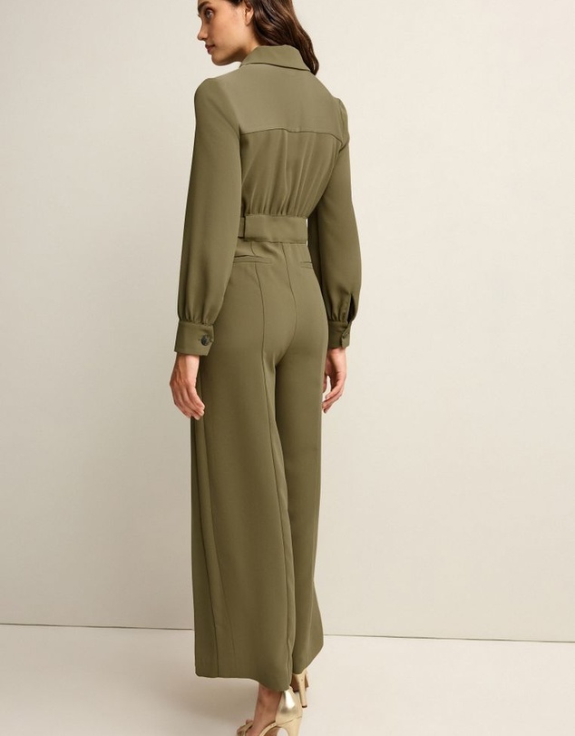 NEXT - Crepe Long Sleeve Wide Leg Jumpsuit
