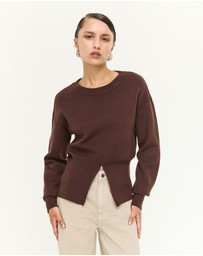 Staple the Label - Elvie Zip Knit Top