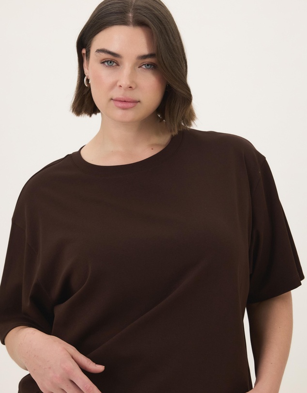 Atmos&Here Curvy - Cotton Boyfriend T-Shirt