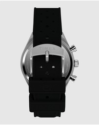 TIMEX - Q Timex Continental Chronograph 40mm Synthetic Rubber Strap Watch
