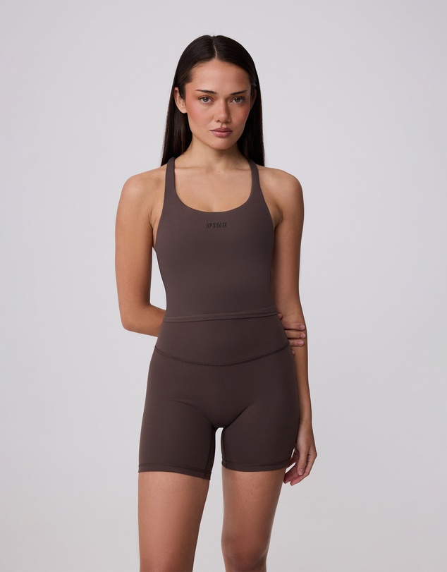 Upstate - Air Sculpt 6inch Bike Short - Ground Coffee