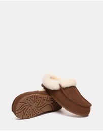 EVERAU - EverAU Ugg Creago Cow Suede Upper Loafer Oxfords Flats
