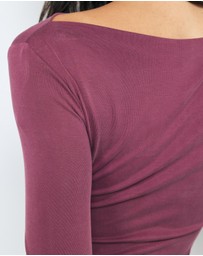 AERE - Marina Cupro Flared Sleeve Top