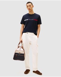 Tommy Hilfiger - Crew Neck Logo Panel T-Shirt