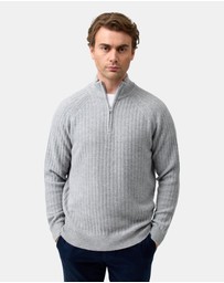Brooksfield - Half Zipped Knit