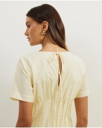 Atmos&Here - Maya Pleat Maxi Dress