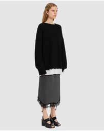 MM6 Maison Margiela - Distressed Hem Sweater