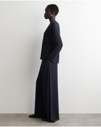 COS - Fluid Jersey Long-Sleeve Top