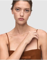 M.N.G - Dress With Bow Neckline