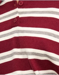 Dazie - Piper Stripe Knit Polo