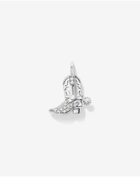 Michael Hill - Cowboy Boot Pendant in Sterling Silver with Cubic Zirconia