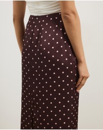 Atmos&Here - Lowen Satin Maxi Skirt