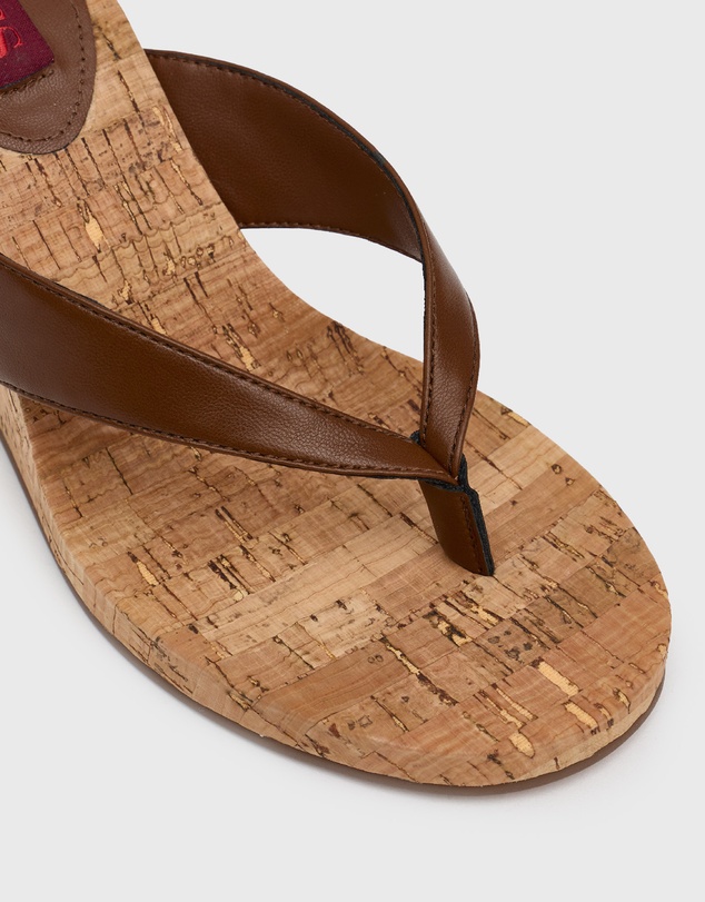 Betts - Sable 2 Thong Wedge Sandals