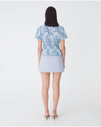Forcast - Nikki Mini Wrap Skirt