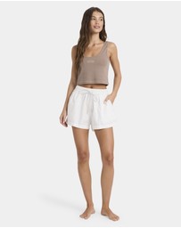 Roxy - Womens Recess Elastic Waist Shorts