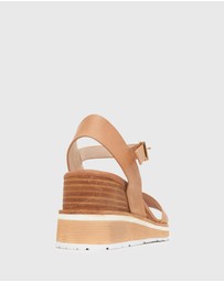 Airflex - Sandrea Stacked Heel Wedges