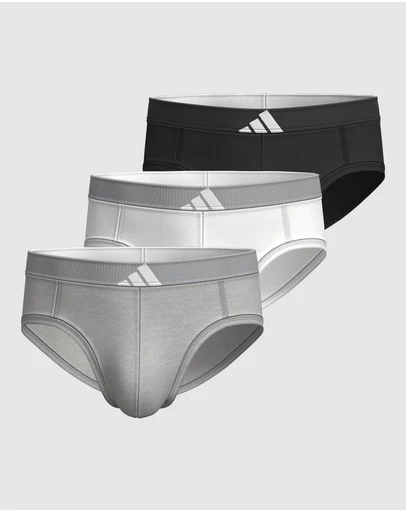 adidas Sportswear - 3 Pack Active Flex Cotton Body Brief Underwear