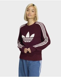 adidas Originals - ADIDAS ORIGINALS KNIT CREW Sweatshirt Womens