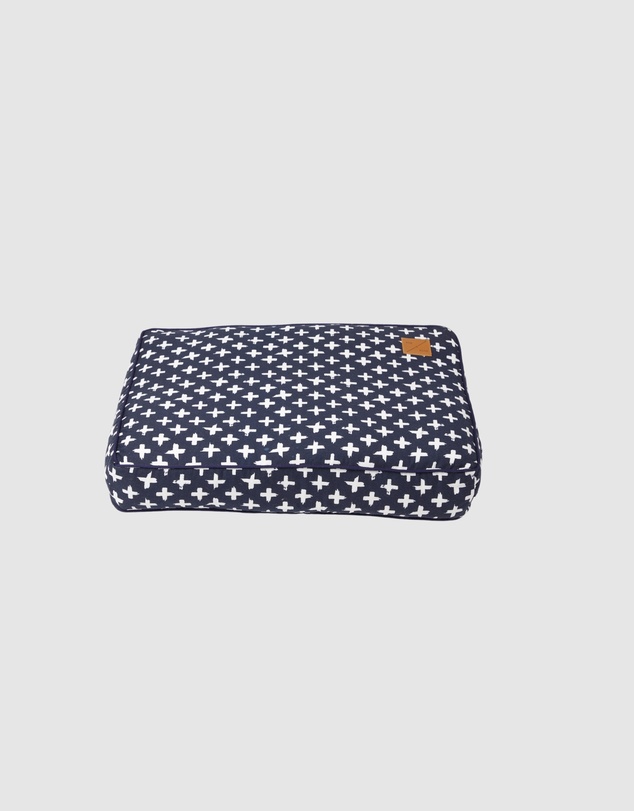 Mog & Bone - Classic Cushion Dog Bed - Navy Cross