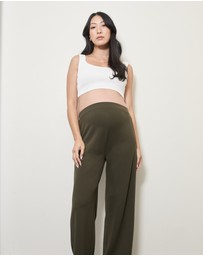 Soon Maternity - Pull-On Wide Leg Pants