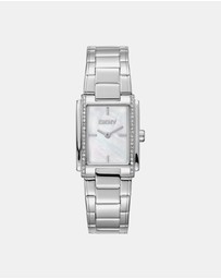 DKNY - Evening Silver Stainless Steel 23x30mm Watch
