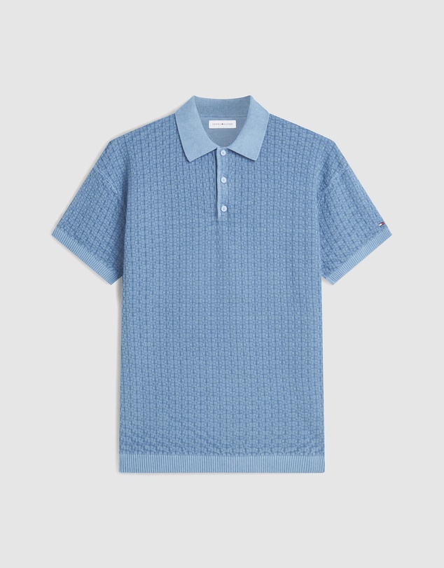 Tommy Hilfiger - Relaxed Fit Washed Structured Polo Shirt