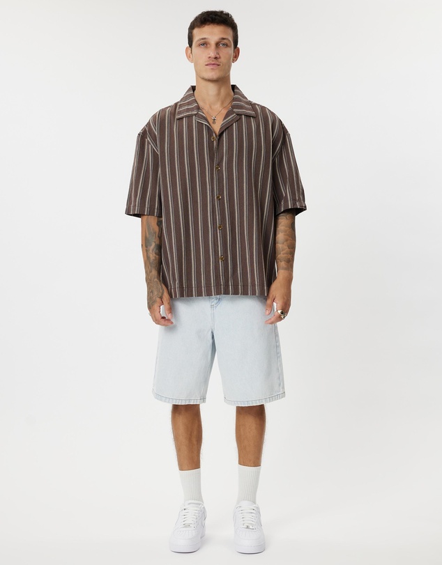 Rhythm - Baja Relaxed Stripe SS Shirt