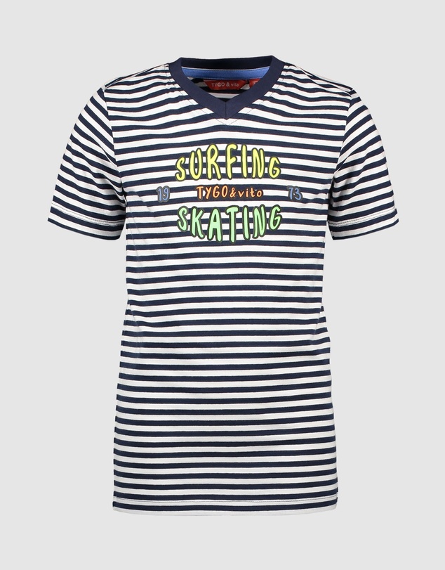 TYGO&vito - Organic Stripe T-Shirt - Kids-Teens