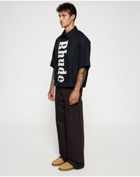 RHUDE - Centre Logo Button Up Shirt