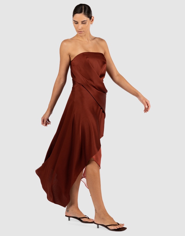 One Fell Swoop - Echelon Drape Midi Dress