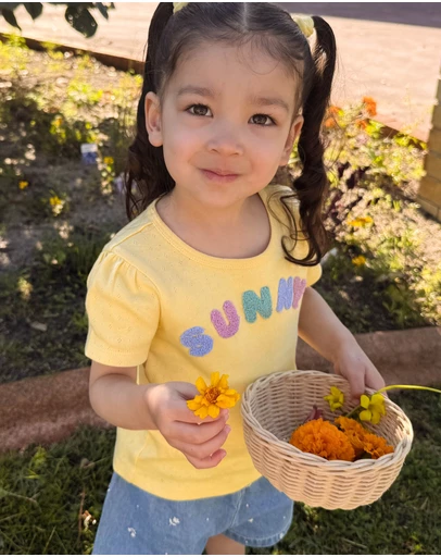 Purebaby - Pointelle Tee-Kids-Babies