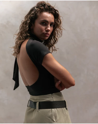 Style Addict - Ayla Scarf Wrap Top