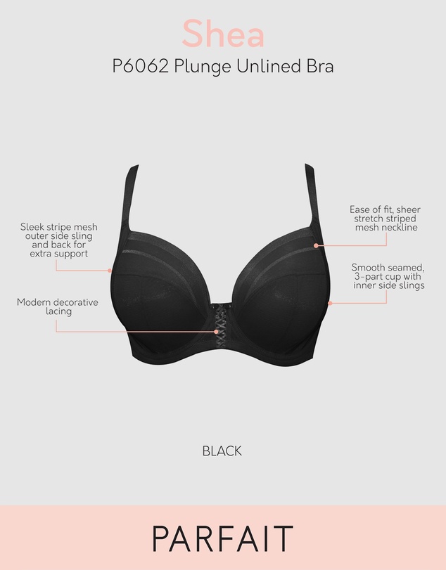 Parfait - Shea Supportive Full Bust Plunge Bra