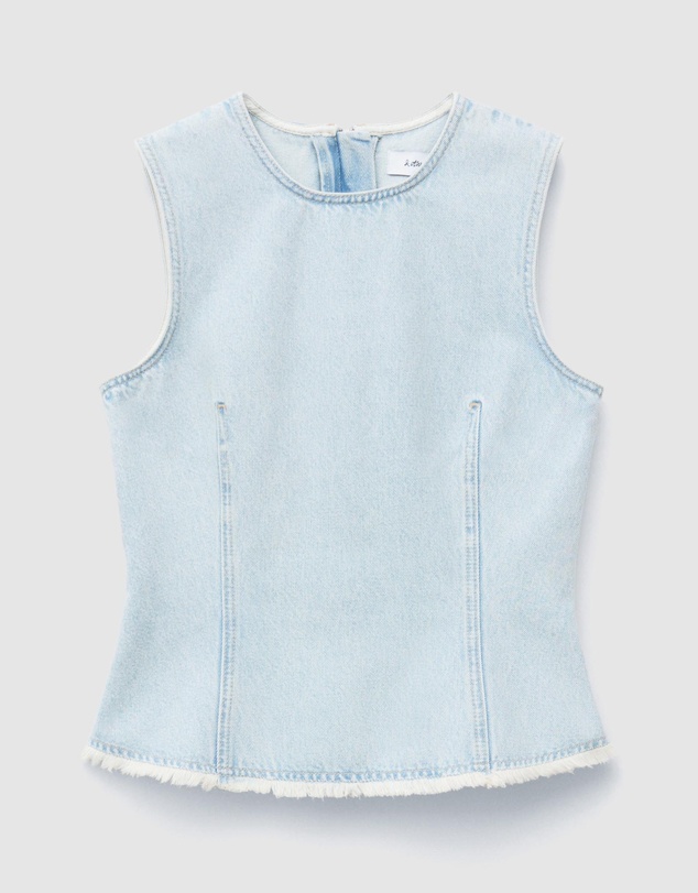 & Other Stories - Raw-Edge Denim Top