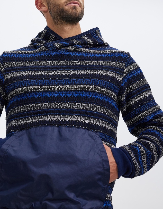 Surrounded By Ghosts - The Chromium Embroidered Knit Hoodie