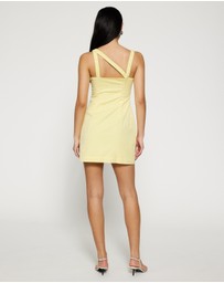 Lover - Kilian Asymmetric Tuck Mini Dress