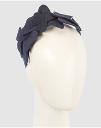 Max Alexander - Petite Navy Felt Headband