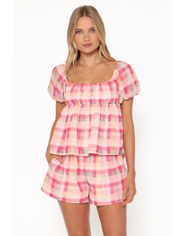 Petal & Pup - Julia Set - Pink Picnic Plaid