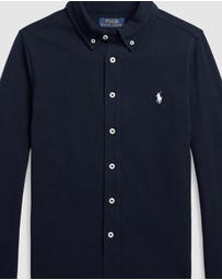 Polo Ralph Lauren - Featherweight Cotton Mesh Shirt - Teens