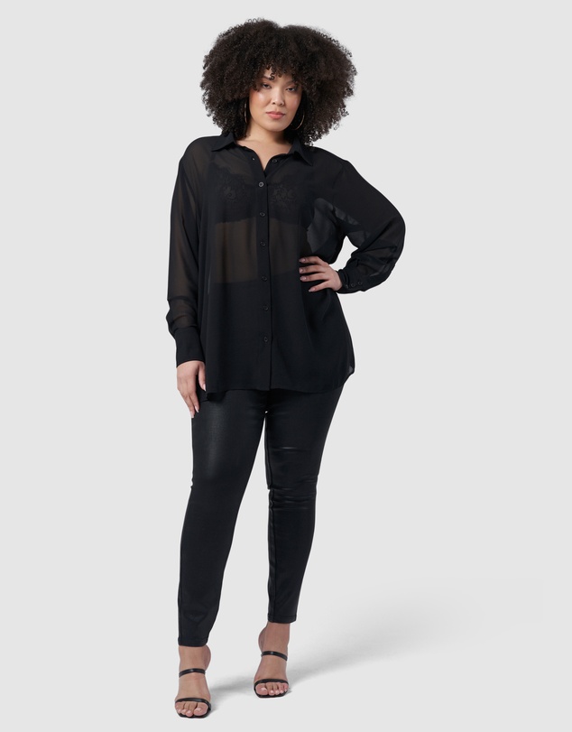 Sunday In The City - Vixen Sheer Shirt
