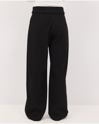 Calli - Tate Fold Over Waist Suit Pants