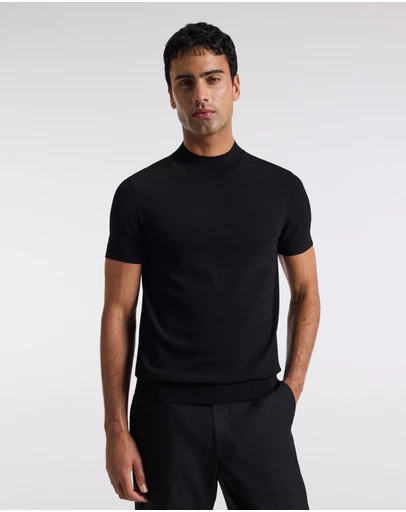 Calibre - Slim Tech Knit T-shirt Black
