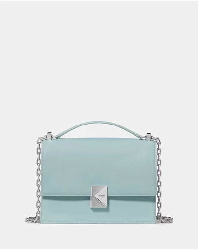 Kate Spade - Deco Pebbled Leather Chain Shoulder